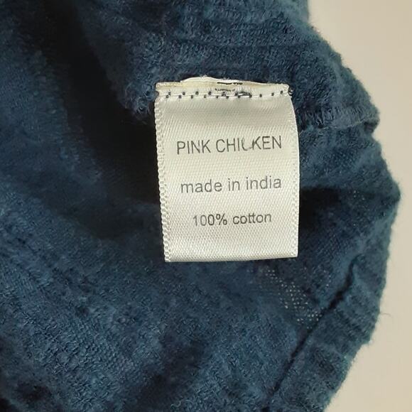 Pink Chicken Girls Navy Blue Ruffle Shorts Elastic Waist Pull On Kid 5Y Nautical - Picture 7 of 8